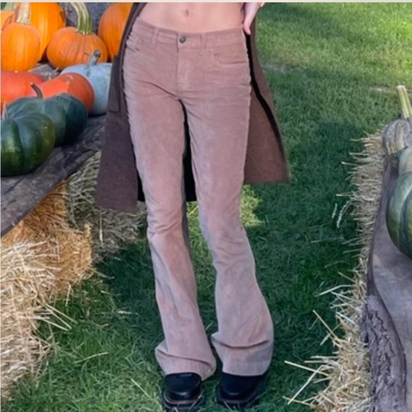 Flare corduroy jeans. Hollister - Picture 6 of 7